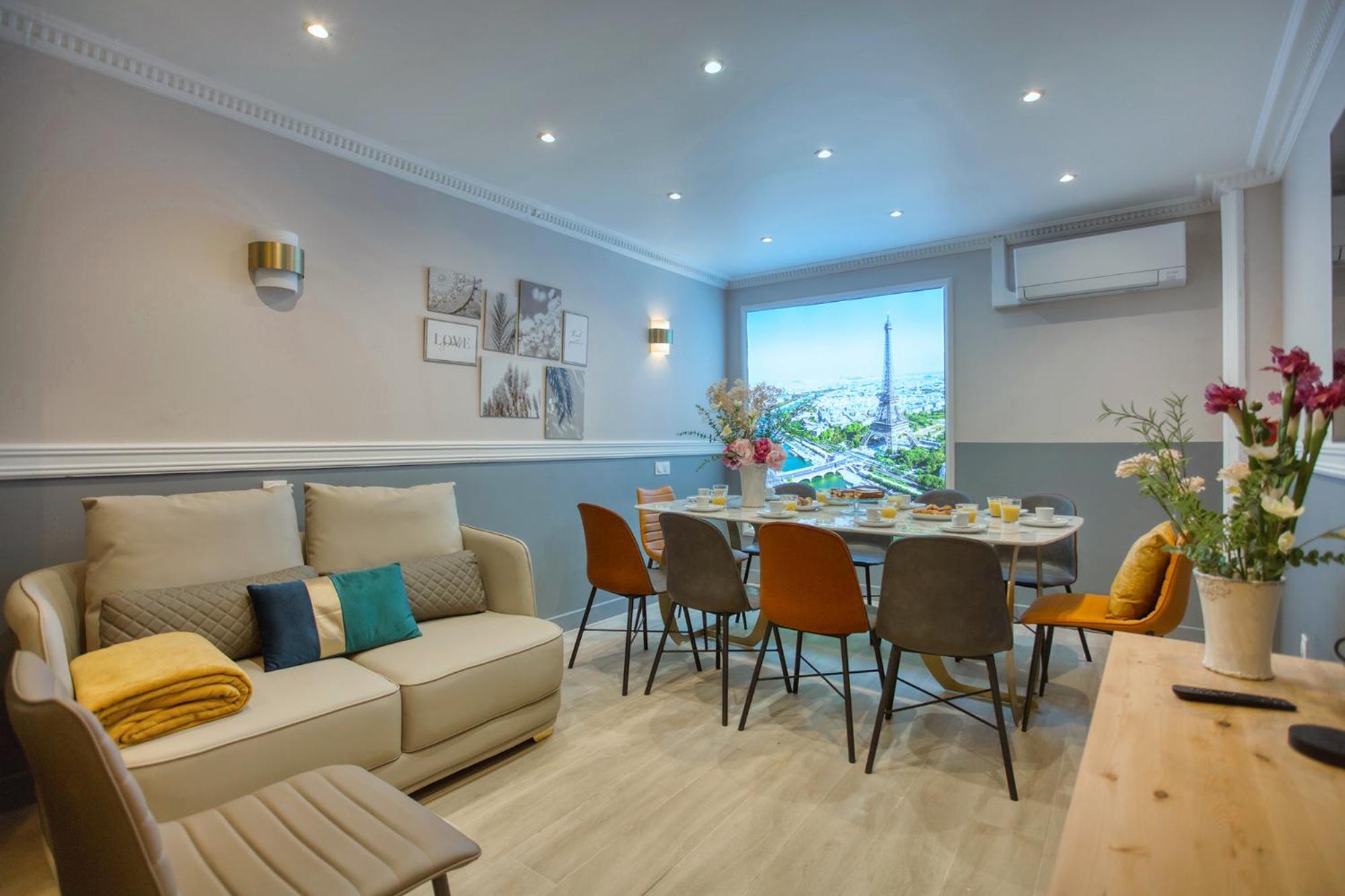 Elegant Triplex In Paris - Ideal For 10 - Aircon Εξωτερικό φωτογραφία