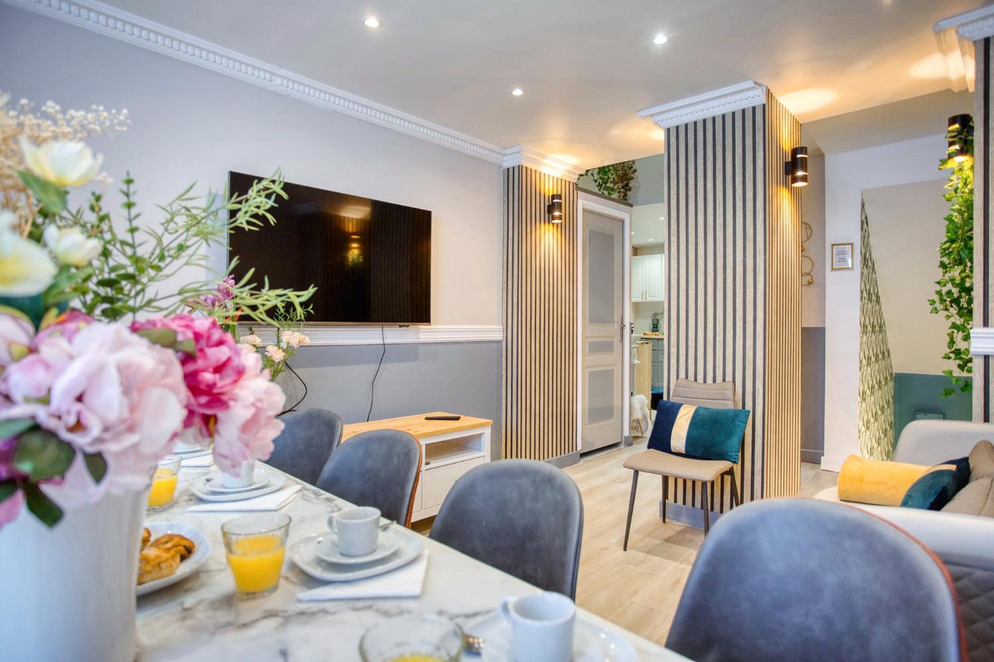 Elegant Triplex In Paris - Ideal For 10 - Aircon Εξωτερικό φωτογραφία