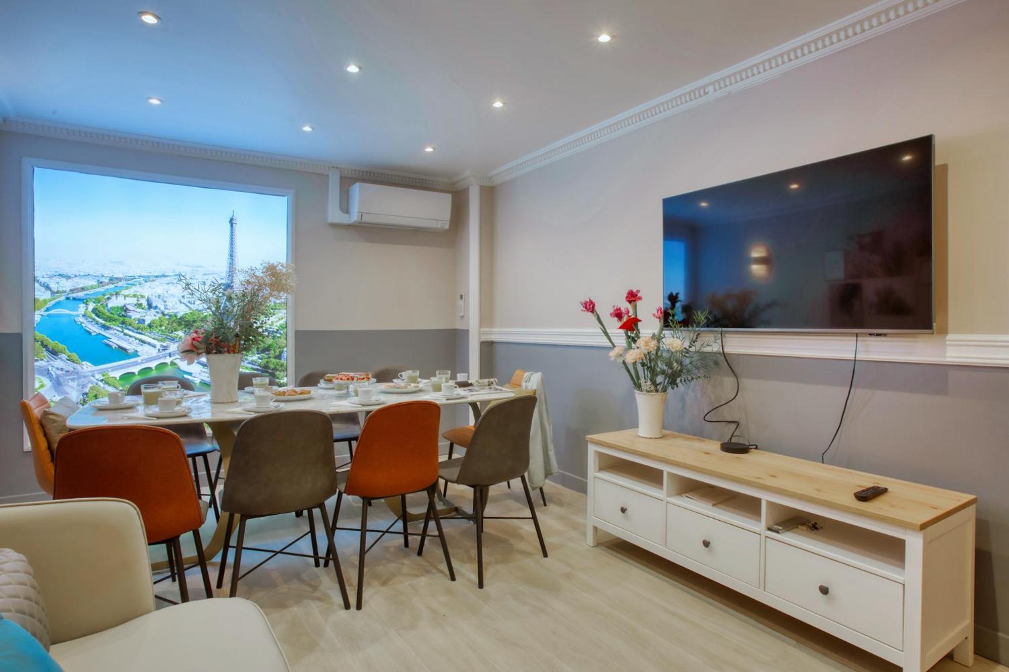 Elegant Triplex In Paris - Ideal For 10 - Aircon Εξωτερικό φωτογραφία