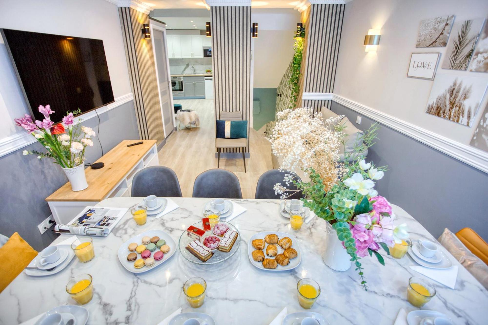 Elegant Triplex In Paris - Ideal For 10 - Aircon Εξωτερικό φωτογραφία